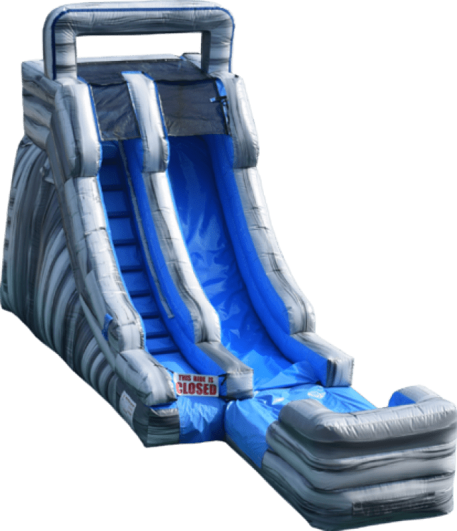 15’ Gray Marble Dry Slide